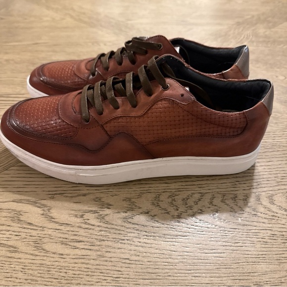 Zanzara Mens Brown Rhythm Woven Sneakers, Size 9.5 main image 4